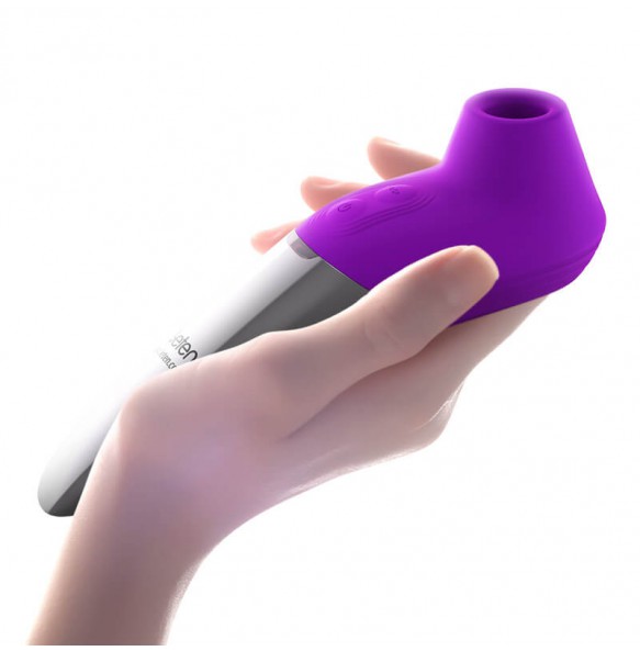 HK LETEN Sucking Heating Vibration Stimulator (Chargeable - Purple)